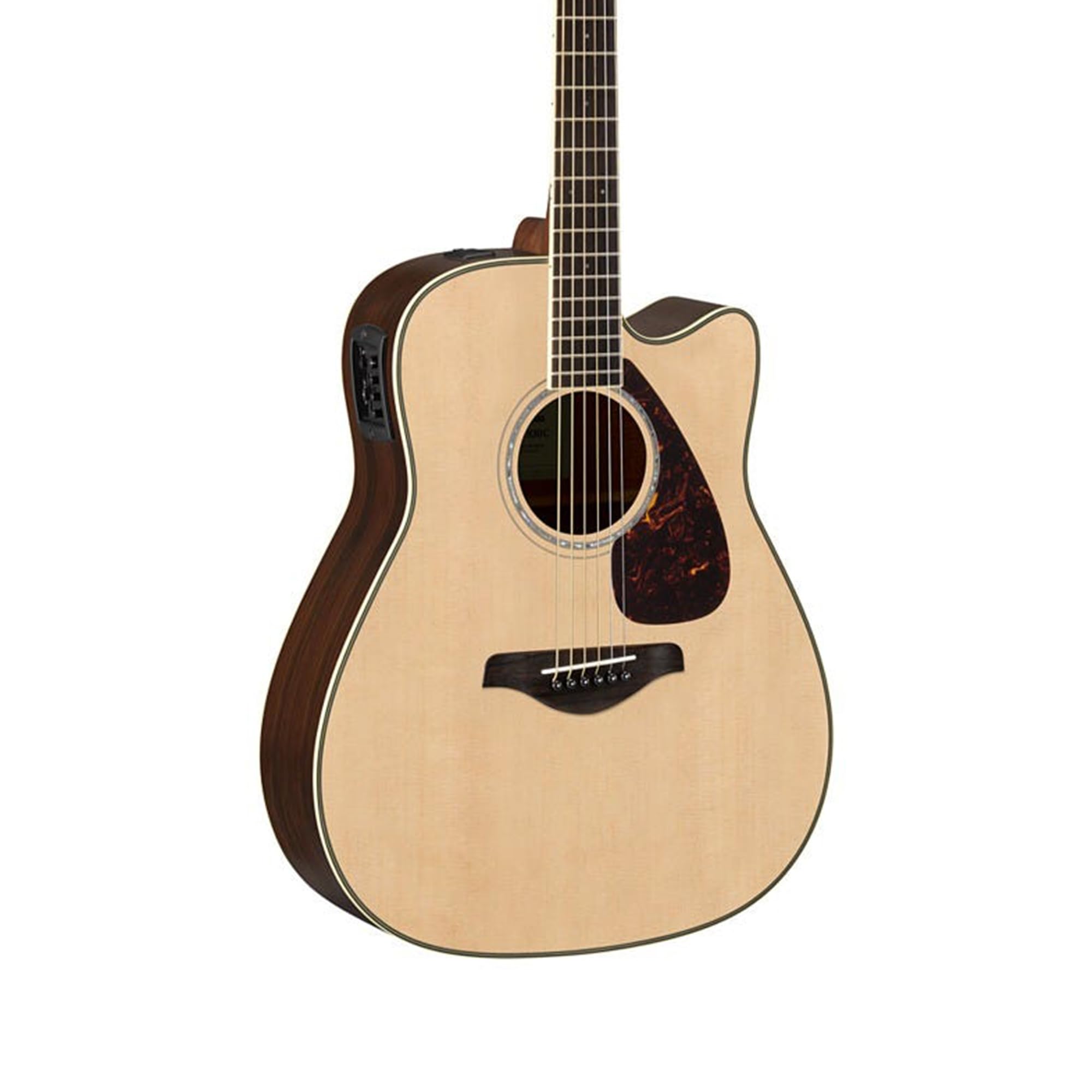 Amazon.co.jp: Yamaha FG830 Solid Top Folk Guitar, Natural : 楽器